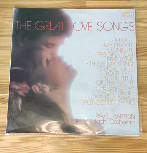 Pavel Barton, Karel Vlach Orchestra – The Great Love Songs [LP] пластинка винил