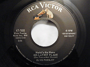 Elvis Presley ‎– (Marie's The Name) His Latest Flame