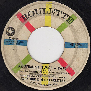 Joey Dee & The Starliters ‎– Peppermint Twist