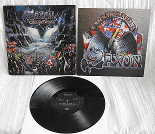 Saxon ‎Rock The Nations LP 1986 Британская пластинка оригинал UK EX 1press