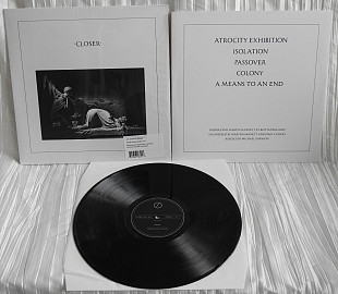 Joy Division ‎Closer LP 1981 коллекционная пластинка 180г NM re 2015