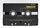 Аудіокасети, касети: SONY METAL-ES 90 (1988) Type IV Metal Position
