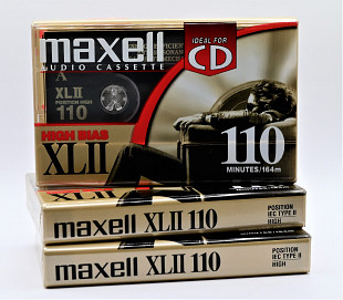 Аудиокассеты, касети: Maxell XL II 110 (2002)