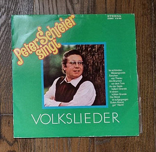 Peter Schreier – Peter Schreier Singt Volkslieder LP 12", произв. GDR