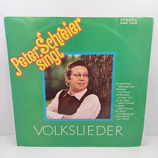 Peter Schreier – Peter Schreier Singt Volkslieder LP 12" (Прайс 37636)