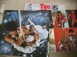 Boney M - Nightflight to Venus (Germany) + открытки + вставка LP