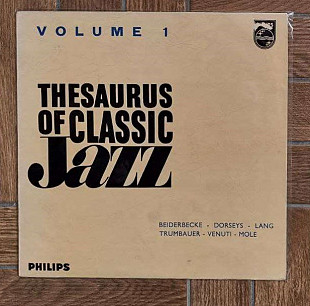 Various – Thesaurus Of Classic Jazz Volume 1 LP 12", произв. England