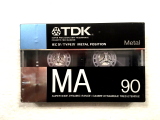 Аудіокасета TDK MA 90 Type IV Metal position cassette касета