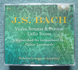 J.S. Bach "Violin Sonatas & Partitas, Cello Suites - Transcribed For Harpsichord By Gustav Leonhardt