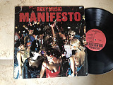 Roxy Music ‎– Manifesto ( USA ) Bryan Ferry + Phil Manzanera LP