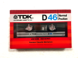 Аудіокасета TDK D 46 Type I Normal position cassette касета