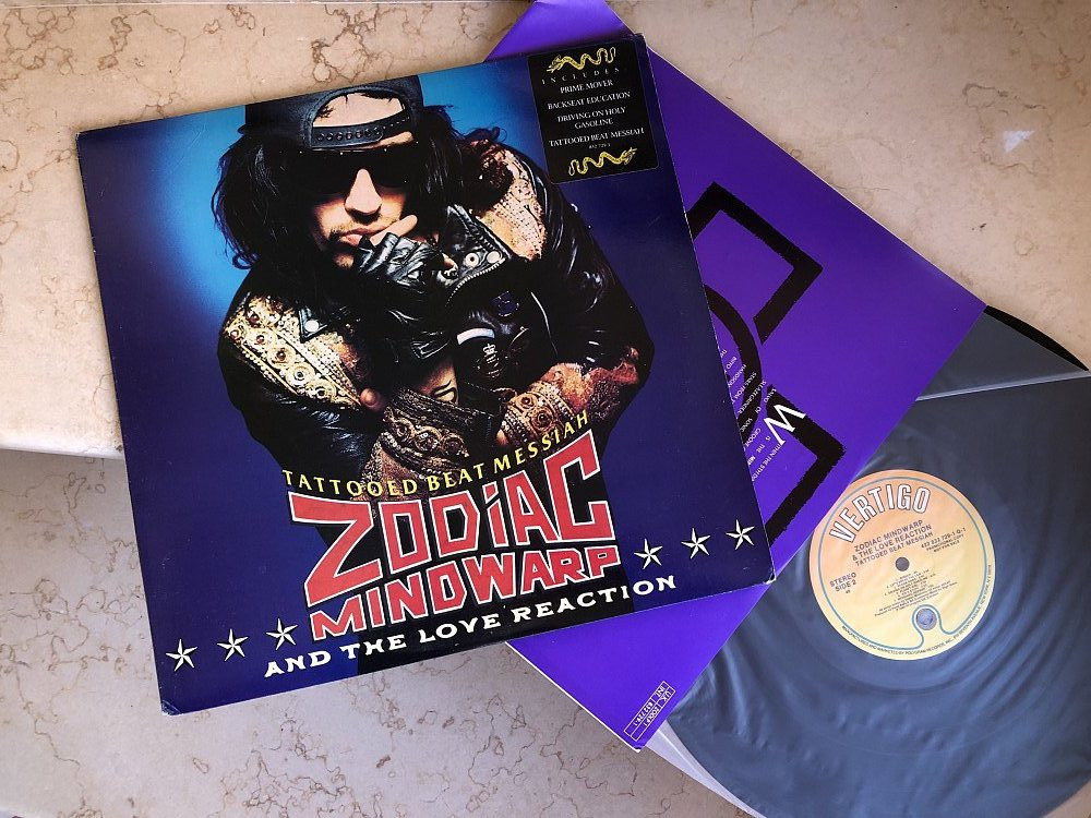 Zodiac Mindwarp And The Love Reaction ‎ Tattooed Beat Messiah Usa