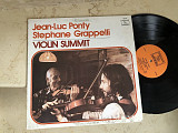 Jean-Luc Ponty + Stephane Grappelli – Violin Summit ( USA ) JAZZ LP