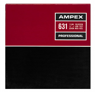 Катушка (бобина) с магнитной лентой AMPEX 631 PROFESSIONAL (U.S.A.), НОВАЯ, запечатанная.