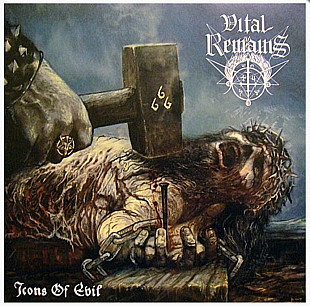 Vital Remains - Icons of evil - 2007. (2LP). 12. Colour Vinyl. Пластинки. Germany