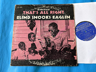 Blind Snooks Eaglin – That's All Right 1962 , orig. usa