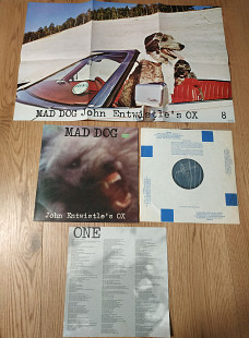 John Entwistle's Ox Mad Dog UK first press lp vinyl poster