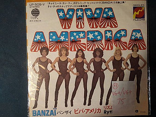 Banzaï ‎– Viva America 1975 Single 7" (JAP)