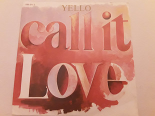 YELLO "Call It Love" 1987 г. (Germany, Original)