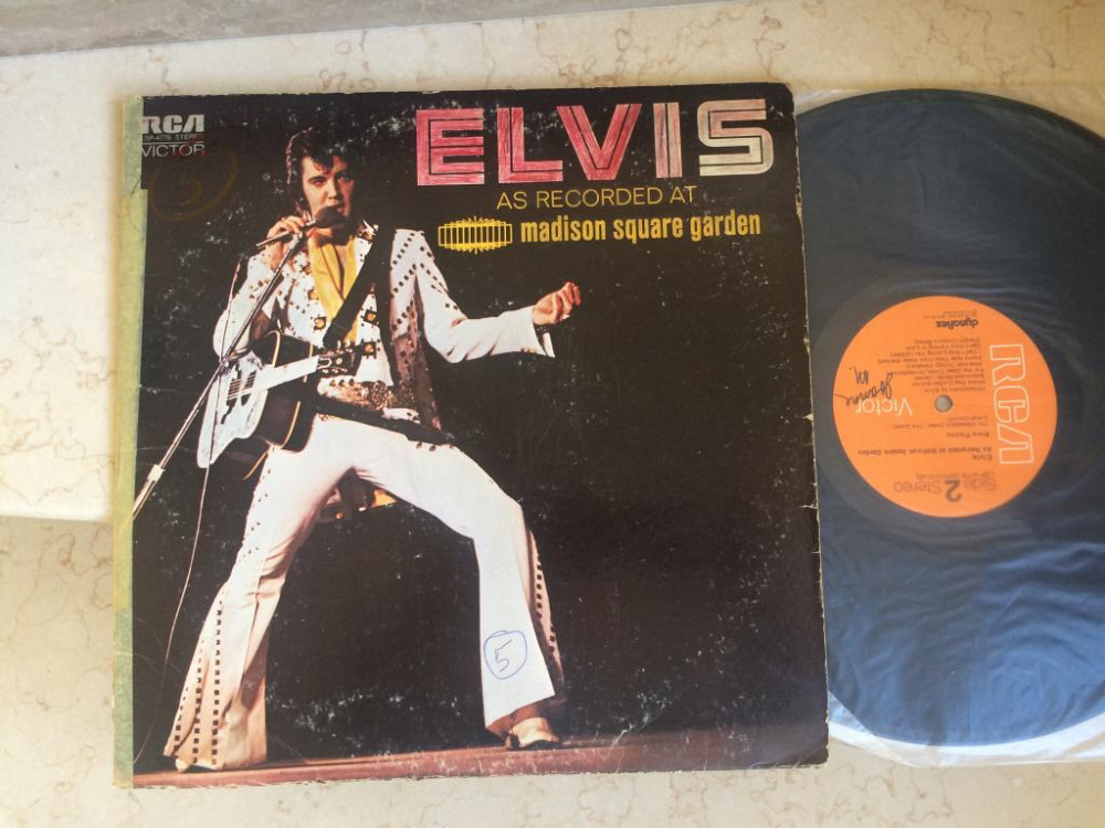 Elvis Presley ‎ Elvis As Recorded At Madison Square Garden Usa Album 1972 Lp Виниловые 5728