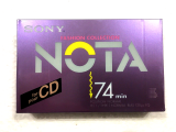 Аудіокасета SONY NOTA 74 Type I Normal position cassette касета France