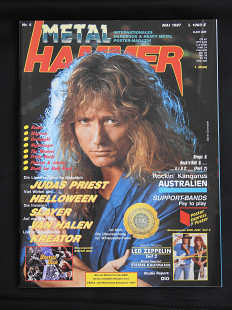METAL HAMMER Германия Май 1987 журнал в супер состоянии с плакатами