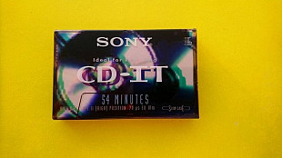 Аудиокассета, аудіокасета, аудио кассета, кассета Sony CD-IT 54 - Made in Japan.