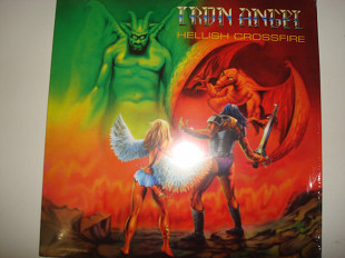 IRON ANGELS- Hellish Crossfire 1985 Re.+ Big. Poster Germany Rock Thrash