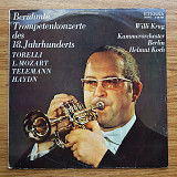 Willi Krug, Kammerorchester Berlin, Helmut Koch - Beruhmte Trompetenkonzert, ETERNA 1975