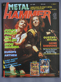 METAL HAMMER Германия №7 Июль 1986 журнал в супер состоянии с плакатами