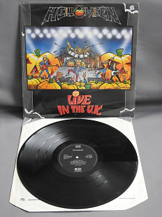 Helloween Live In The UK LP 1989 UK Великобритания пластинка VG+ 1press