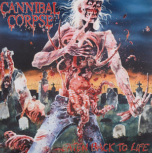 Cannibal Corpse – Eaten Back To Life Clear w/ Red Bloodshot LP Платівка запечатана
