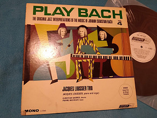 JACQUES LOUSSIER TRIO PLAY BACH Vol, 4 / London LL 3365 , usa , orig! , mono