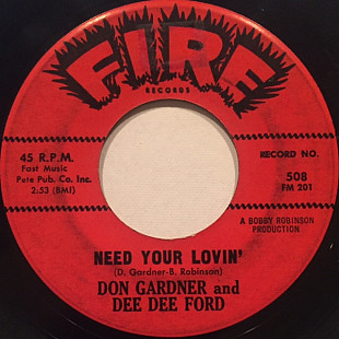 Don Gardner and Dee Dee Ford ‎– I Need Your Loving