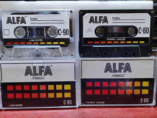 Аудиокассеты Alfa C-60, C-90