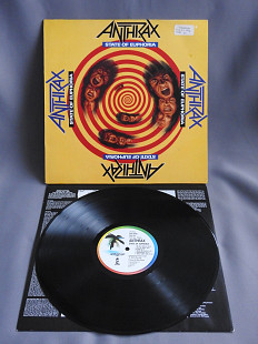 Anthrax State Of Euphoria LP 1988 UK пластинка VG+ Британия 1 press