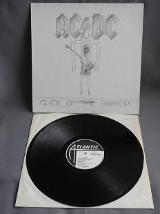 AC/DC ‎Flick Of The Switch LP пластинка оригинал 1983 NM Германия