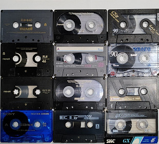 Аудиокассеты MAXELL Chrome, BASF Chrome