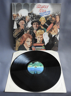 Status Quo Whatever You Want LP 1979 UK пластинка EX Британия 1 press