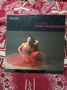 LP Sandra ‎– (I'll Never Be) Maria Magdalena (12", 45 RPM, Virgin, 1985)