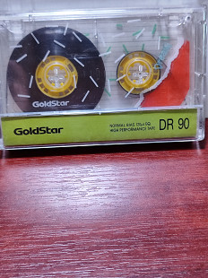 Аудиокассета GoldStar DR 90 Type 1, редкая