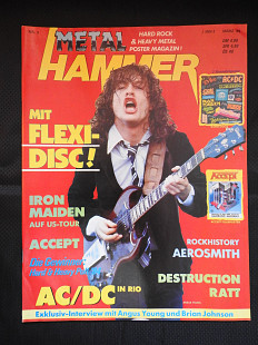 METAL HAMMER Германия №3 Март 1985 журнал в супер состоянии с плакатами