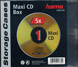 CD - коробка jewel-case HAMA Maxi CD ( Германия ) одинарная