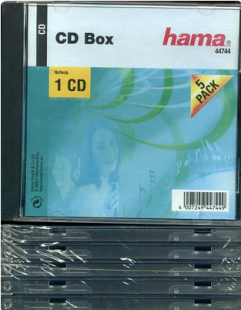 CD - коробочка одинарная Jewel Case - Hama