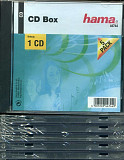 CD - коробка jewel-case HAMA ( Германия ) одинарная