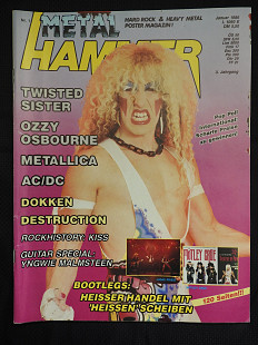 METAL HAMMER Германия №1 Январь 1986 журнал в супер состоянии без плакатов