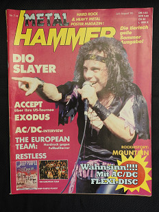 METAL HAMMER Германия №7-8 Июль-август 1985 журнал в супер состоянии без плакатов