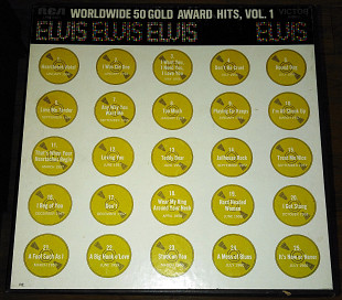 Elvis ‎– Worldwide 50 Gold Award Hits, Vol. 1 (4LP in box)(made in USA)