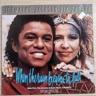Jermaine Jackson & Pia Zadora ‎- "When The Rain Begins To Fall"