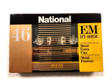 Аудіокасета NATIONAL EM 46 RT-46EM Type IV Metal position cassette касета